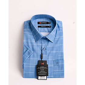 Áo sơ mi Khatoco nam tay ngắn Form tailor fit