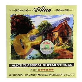 Mua BỘ 6 DÂY GUITAR NYLON ALICE A106  A106 Classical Guitar String Set