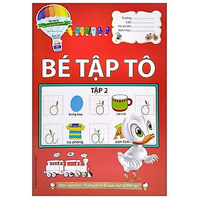 Tủ sách bé chuẩn bị vào lớp 1 - bé tập tô - tập 2