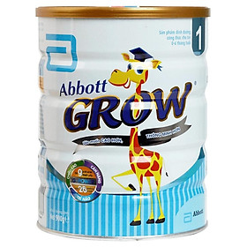Sữa bột Abbott Grow 1 (0-6 tháng) 900g combo 3 lon