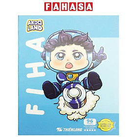 Tập Học Sinh Chống Lóa - 4 Ô Ly Vuông - 96 Trang 100gsm - Thiên Long NB-117/AK - Nhân Vật Akooland Fiha