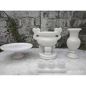 Mua Lư hương  bát nhang  bộ đồ thờ đá tự nhiên