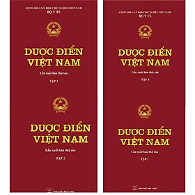 Dược điển Việt Nam 6 (Trọn bộ 4 tập) - NXB Y Học