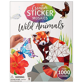 [Download Sách] Creative Sticker Mosaics: Wild Animals