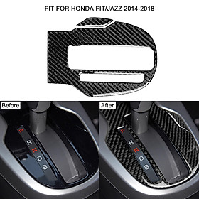 Car Gear Panel Inner-frame Stickers Shift Knob Trim Fit for Honda Fit/Jazz 2014-2018 Vehicle Protective Accessories