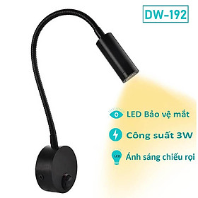 Hình ảnh Đèn Led Đọc Sách Gắn Tường Đầu Giường 3W 220V - DW192