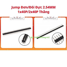Mua  Lập Trình Nhúng A-Z  139  Jump Đơn/Đôi Đực 2.54MM 1x40P/2x40P Thẳng