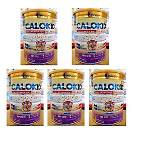 Combo 5 lon Sữa bột Calokid Gold 0+ lon 900g