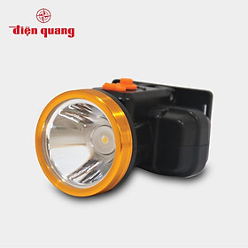 Đèn pin đội đầu Điện Quang ĐQ PFL16 R BLY WW (Pin sạc Lithium, Đen – Vàng, 2.5W, warmwhite)