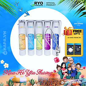 Máy Lọc Nước RYO Hyundai RP902 Chuẩn Nước Uống Trực Tiếp - Công Nghệ UF 5 Cấp Lọc, Nhập Khẩu Hàn Quốc - Hàng Chính Hãng