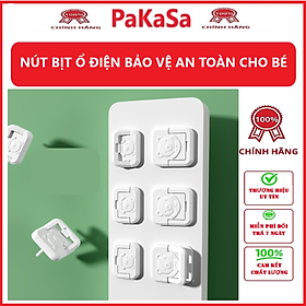 Combo 10 Nút Bịt Ổ Cắm Điện Chống Giật, Bảo Vệ An Toàn Cho Bé Hình Gấu - Hàng Chính Hãng - 2 chấu