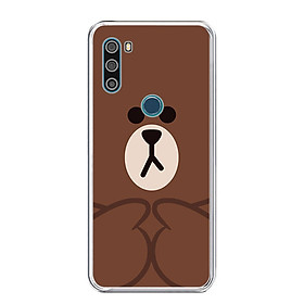 Ốp lưng điện thoại VSMART ACTIVE 3 - Silicon dẻo - 0048 BROWN09 - Hàng Chính Hãng