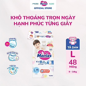 Tã dán Merries cỡ L 48 miếng