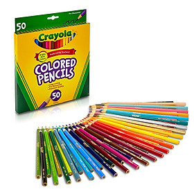 Hộp 50 bút chì màu Crayola chuốt sẵn