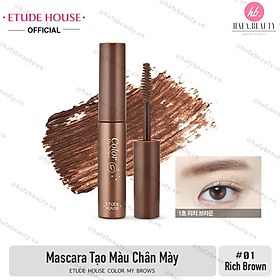 Mascara Định Hình và Tạo Màu Chân Mày Etude House Color My Brows 9g