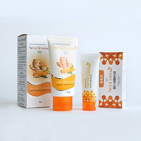 Bộ Đôi Sữa rửa mặt NeoCleanser 86g + Gel nghệ giảm mụn, mờ thâm NeoCurma 20g