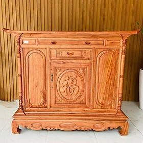 Mua Tủ Thờ Gỗ Hương Đá Chữ Phúc Bàn thờ gỗ hiện đại đẹp gỗ HƯƠNG