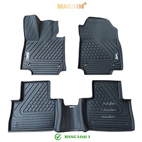 Thảm lót sàn xe ô tô Lexus NX 2022+ Nhãn hiệu Macsim 3W chất liệu nhựa TPE đúc khuôn cao cấp - màu đen