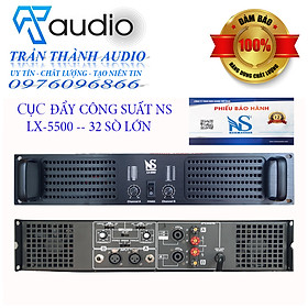 Mua Cục đẩy công suất 2 kênh Newsound LX-5500 32 sò lớn 1500W   đánh full bass 30-40 hàng chính hãng nhập khẩu 2023 tặng jac kết nối