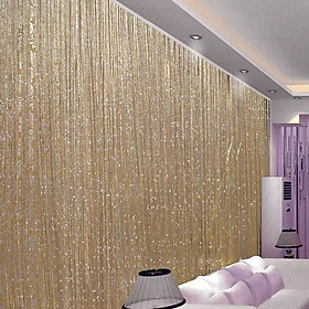 Mua Rèm Cửa Sợi Dù Đan Kim Tuyến Lấp Lánh Tuyệt Đẹp 3x3m Trang Trí Nhà Cửa  Spa  Quán Cafe