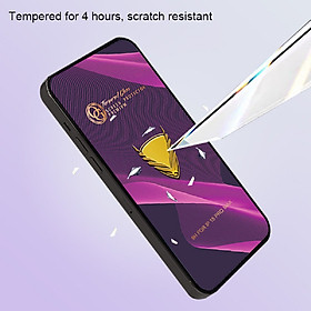 Dán kính cường lực cho SamSung Galaxy A14 tràn màn hình vát cạnh hiệu OG - Hàng nhập khẩu