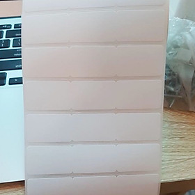 Mua Giấy in tem vã vạch  tem chuyển nhiệt khổ 3 tem 110x22 (Tem 3 hàng 35x22) (Tem Thường)