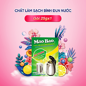 Chất Làm Sạch Bình Đun Nước Mao Bao 25g x 1 gói