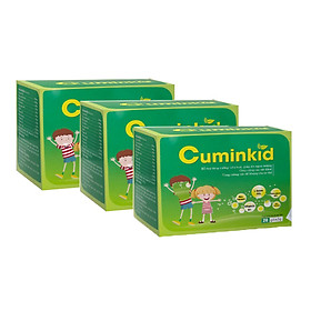 Ba hộp cốm Cuminkid bổ sung dinh dưỡng cho bé