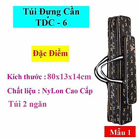 Túi Đựng Cần Câu Rằn Ri Chống Thấm Nước Siêu Bền 2-3 Ngăn Tiện Dụng- Hoài My Fishing