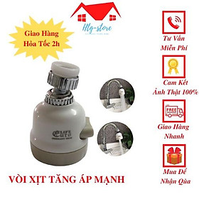 Đầu vòi tăng áp bồn rửa bát xoay 360 độ 3 chế độ nước thông minh tiện dụng.