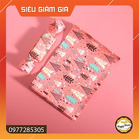 Mua Giấy gói kẹo Nougat SET 100 hình cây thông nô en xinh xắn