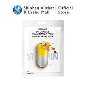 Mặt Nạ Vitamin Làm Dịu và Dưỡng Sáng Làn Da Lebelage Dr.capsule Hàn Quốc 25ml