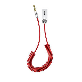 Dây cáp âm thanh USB Blueooth kết nối qua jack 3.5mm phát bluetooth cho loa thường loa xe hơi ô tô Baseus BA01 - hàng chính hãng