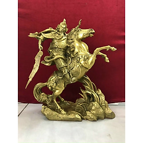 Mua Decor trang trí - Quan công cưỡi ngựa (kt 35x30cm)