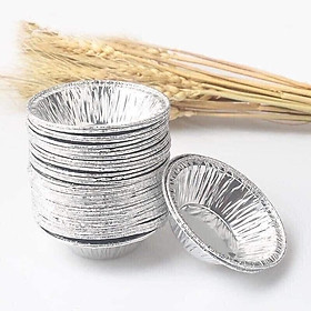 Mua Sét 100 khay nướng giấy bạc  nướng đồ ăn  nướng bánh tiện lợi