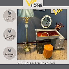 Mua Bàn trang điểm  bàn phấn kèm gương tích hợp đèn LED kèm nút cảm ứng thông minh và ngăn kéo để đồ tện lợi BTD-00018
