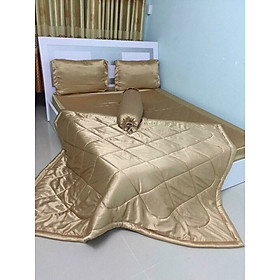 [Bộ 4 món] BỘ GA GỐI PHI LỤA CAO CẤP MỊN MÁT JEJUBEDDING