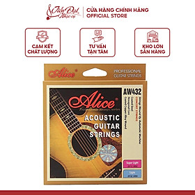 Hình ảnh Bộ Dây Đàn Guitar Acoustic Alice AW432 - Hàng Chính Hãng