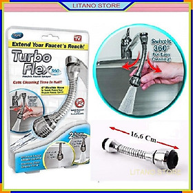 Mua Vòi Tăng Áp Rửa Bát Chén Xoay 360 Độ Chất Liệu Inox Nối Dài Với Vòi Nước Bồn Rủa Bát