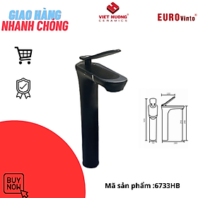 VÒI LAVABO ĐỒNG THAU NÓNG LẠNH EUROVINTO CAO CẤP MÃ 6733HB