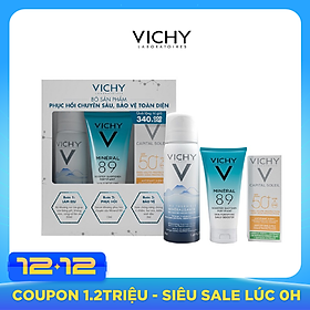 Bộ Sản Phẩm Serum Khoáng Phục Hồi Chuyên Sâu VICHY Mineral 89