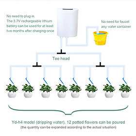 Hệ thống tưới cây mini tự động 8 chậu cây cùng lúc Automatic Watering Device Timing Controller