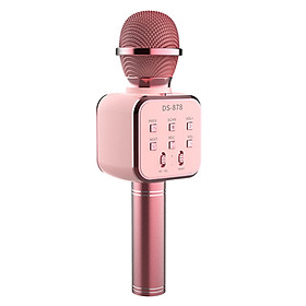 Mic hát karaoke DS-878 kèm loa bluetooth không dây hàng mới 2020