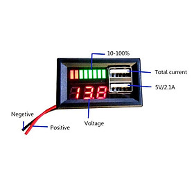 Mua Đồng Hồ Báo Vôn Ắc Quy Kèm Sạc USB 12V Cho ÔTô XeMáy Loại Tốt Nhất Hiện Nay ĐÈN PHA