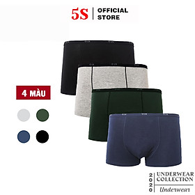 Set 4 Quần Sịp Đùi Nam 5S (5BX020-02) Chất Liệu Bamboo Cao Cấp, Mềm Mịn Thoáng Mát