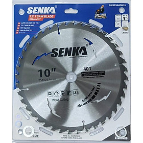 Mua 1 Lưỡi cưa hợp kim hiệu SENKA CẮT GỖ 254mm cốt 25.4mm  40 răng/ 60 răng hợp kim