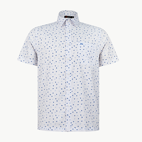 Áo sơ mi nam Khatoco ngắn tay A1MN468T2-CNIN670-2612-N