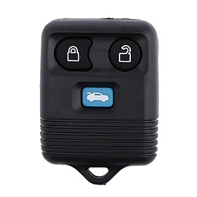 Replacement Car 3 Button Remote Key Fob Case Shell for  Black