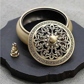Mua Chén Xông Trầm Nắp Hoa Cách Điệu Mandala