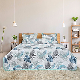 Chăn chần gòn Hometex cotton in hoa văn